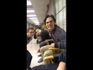 Andrew matarazzo, dylan sprayberry and cody christian behind the scenes of teen wolf, season 6b!