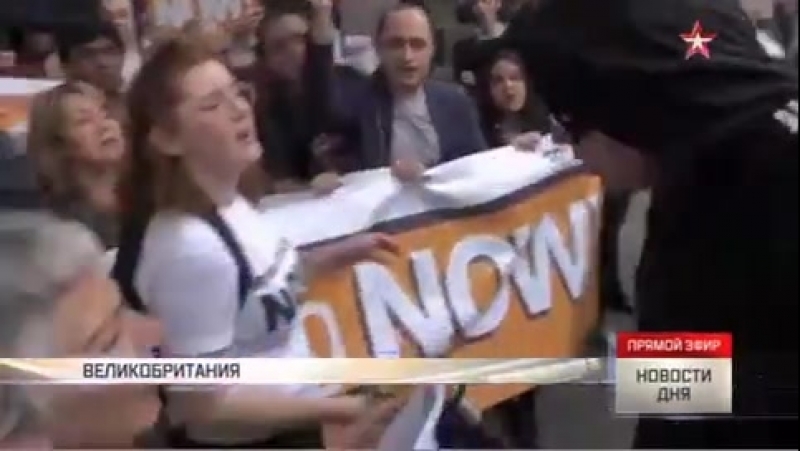 Brexit porn video – В британии подрались сторонники и противники brexit