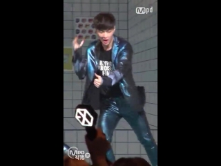 [mpd fancam] 160609 exo's lay @ mnet mcountdown