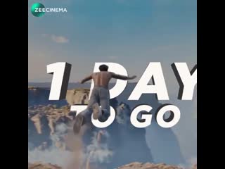 Get ready for an explosive action blockbuster! just 1 day to go for the worldtelevisionpremiere of saaho