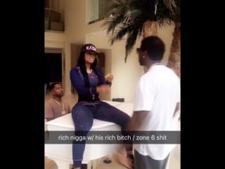 Gucci mane mr z 6 mean while at the crib!