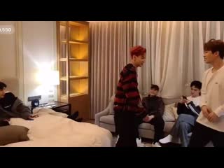 201211 got7 и “pretty please” на трансляции в v live