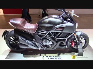 2018 ducati diavel diesel jeans walkaround 2017 eicma milan motorcycle exhibition