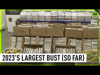 Portuguese authorities find 4 2 tons of cocaine in banana shipment