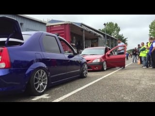 Airride on dacia logan by airride custom romania