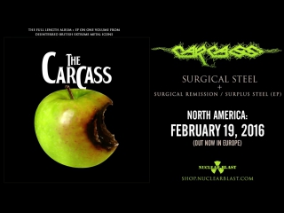 Carcass surgical steel + surgical remission surplus steel (on tour 2016 w slayer, testament)