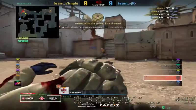 S1mple 1v4 i fpl highlights