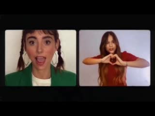 Данна в клипе jesse & joy love