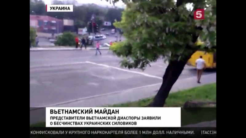В одессе ограбленные вьетнамцы устроили пикет
