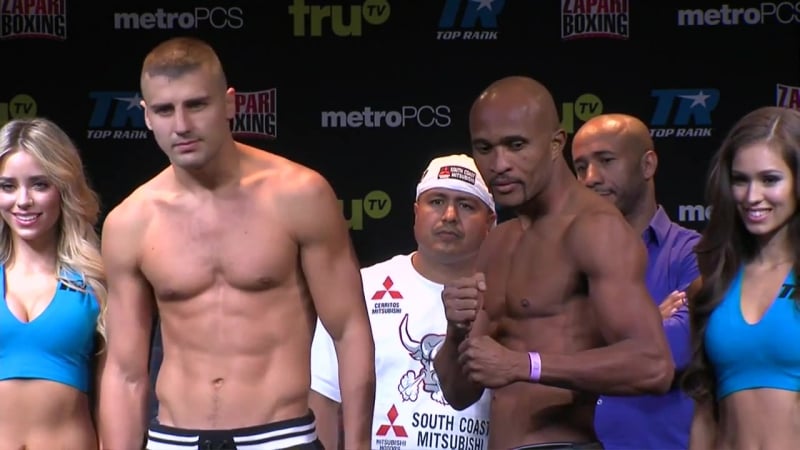 Aleksandr gvozdyk vs cleiton conceicao weigh in + face off