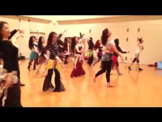 Kaouther ben amor bellydance workshop tokyo