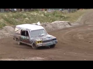 Gander demolition derby big car heat