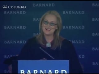 Hq версия meryl streep's commencement speech at barnard college (2010)