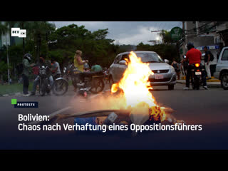 Bolivien chaos nach verhaftung eines oppositionsführers