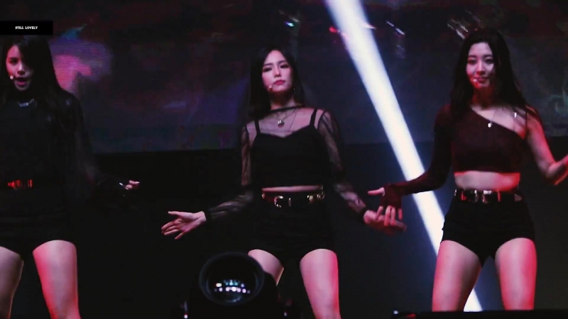 [hd] 180720 clc (씨엘씨) yeeun (예은) black dress 직캠 fancam