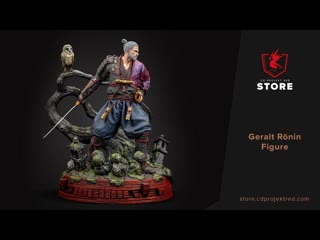 Cdpr merchandise store making of geralt rōnin figure