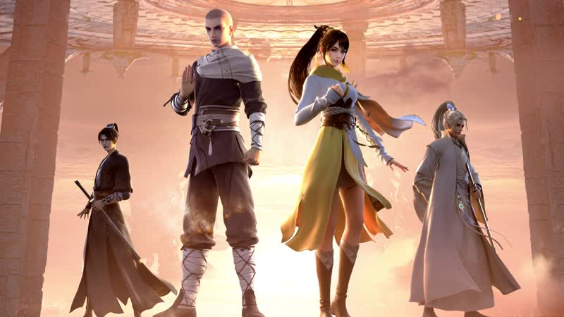 Новые 3d дунхуа (китайские аниме), выходящие в 2023 2024 году на платформе "билибили"