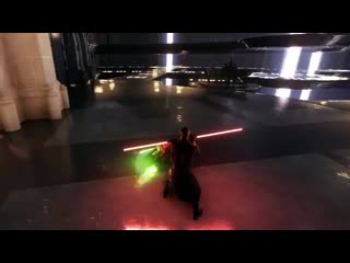 Check out darth maul and yoda’s new lightsaber blocking abilities! starwarsbattlefrontii