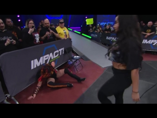 Rosemary gets blindsided by hania! impact! highlights jan 18th, 2018