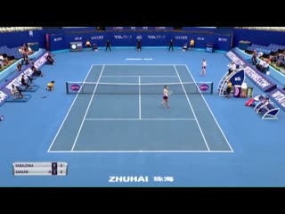 @sabalenkaa takes the first set against sakkari, 6 3 @wtaelitetrophy