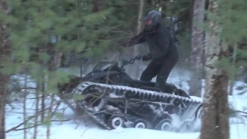 Гусеничный байк mini ripsaw