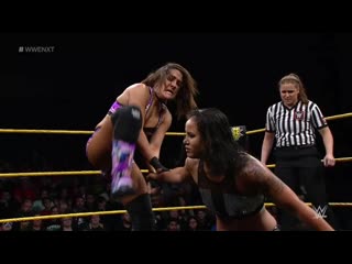 Shayna baszler (w/marina shafir & jessamyn duke) vs dakota kai