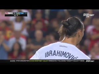 Zlatan scoring his 500th career goal in style