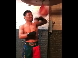 🎬мэнни пакьяо продолжает свою подготоу к бою китом турманом🥊