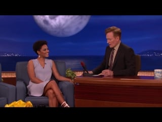 Kiersey clemons “bitch” is a term of affection for me conan on tbs