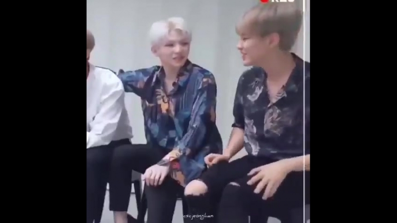 Woozi porn video – Woozi placed his hand on hoshi's leg