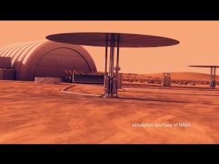 Powering a habitat on mars with kilopower