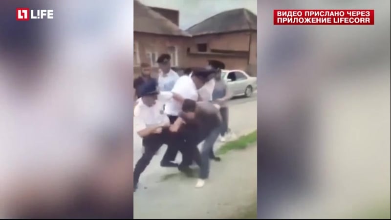 Драка осетин с ингушами