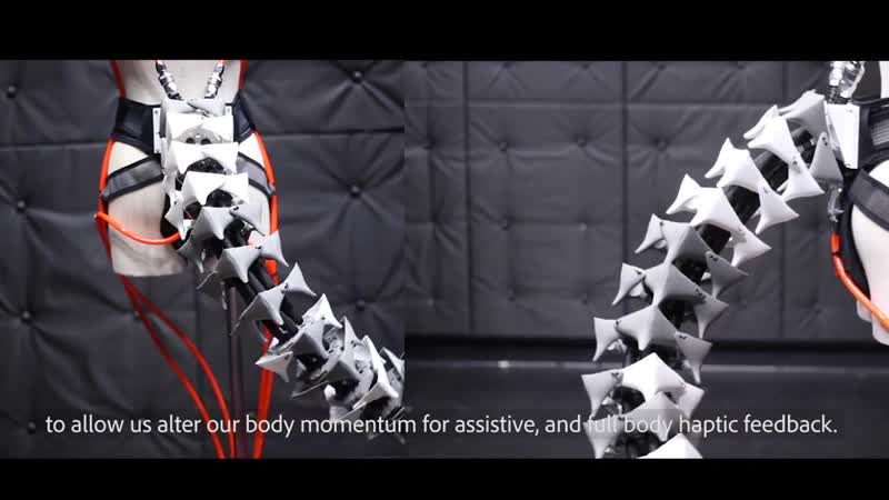 Arque artificial biomimicry inspired tail for extending innate body functions