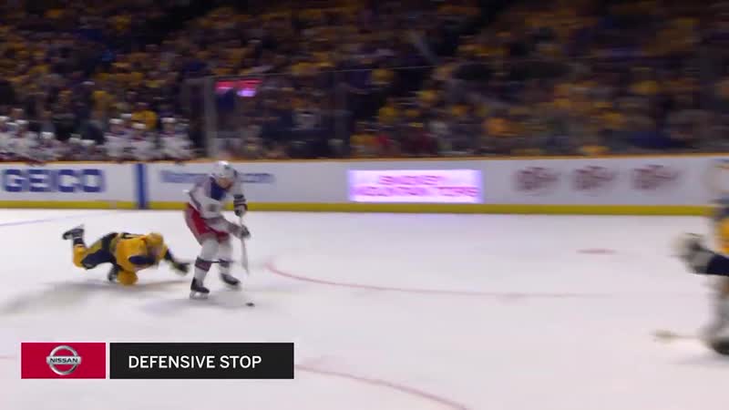 Pekka rinne makes a pair of huge saves