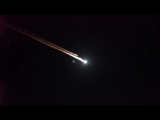 Chinese rocket fireball over california creativelive night photo week shoot july 27, 2016