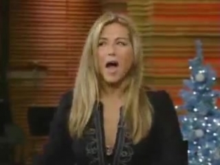 Jennifer aniston live with regis and kelly 12/18/08