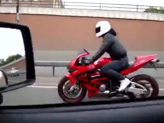 Honda cbr 600rr, улетела
