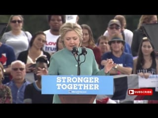 Hillary clinton rally in pembroke pines, florida (11 5 2016) hillary clinton gets rained out