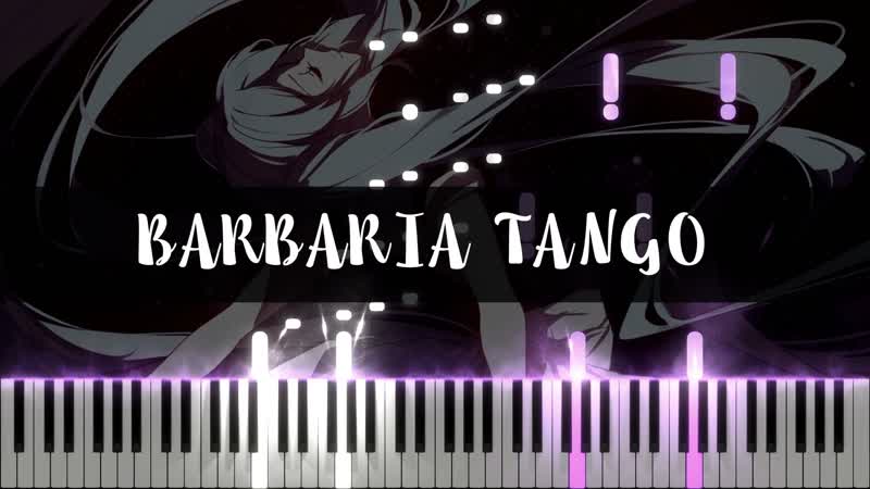 Barbaria tango (nostalgia op 3) synthesia / piano tutorial