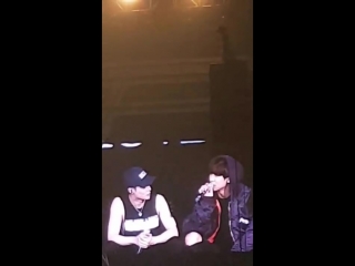 [fancam] 161126 lay chanyoel so cute exo in exordium intaipei