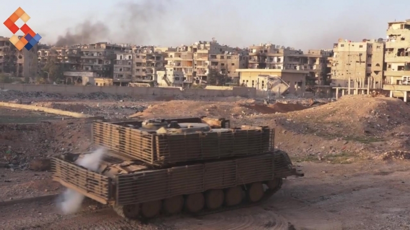 Зсу 23 4 шилка рг саа работает по бармалеям иг на юге дамаска 05 04 2018