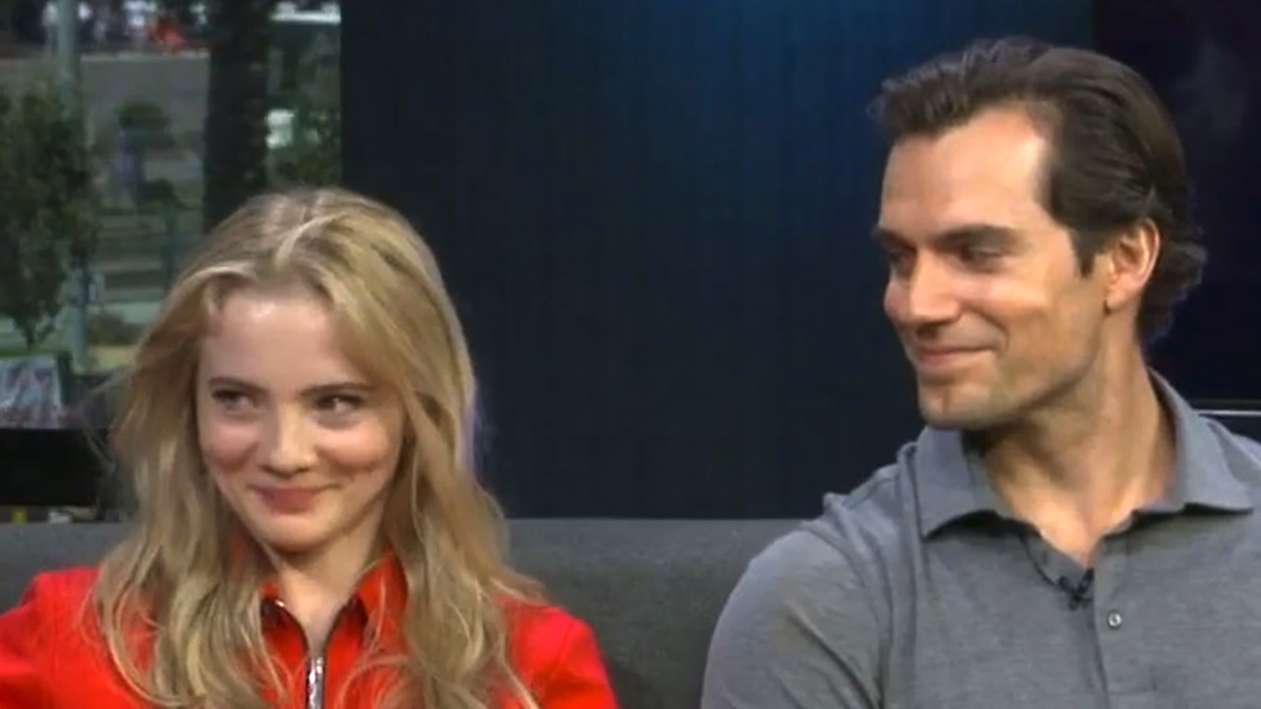 Freya allan and henry cavill