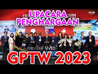 Upacara penghargaan gptw 2023 ceo paling dihormati di korea selama 3 tahun berturut turut, park han gil