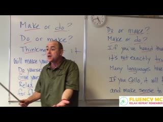 Make or do english grammar and vocabulary practice with fluency mc