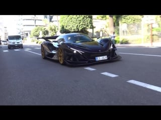 Apollo ie hypercar driving on road in monaco!