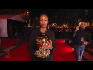 The ballon dor trophy is brought by @fiatfr ballondor