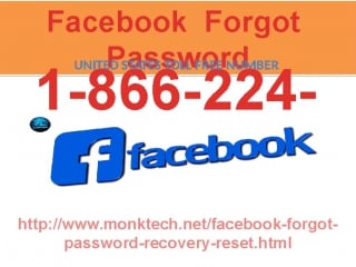 Forgot facebook password problems can be fixed in a jiffy 1 866 224 8319