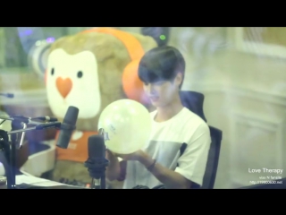 150602 vixx n kpop 오픈스튜디오 스탈라잇풍선을 찾았다고 불어서 보여주는 학연이ㅠㅠㅠ