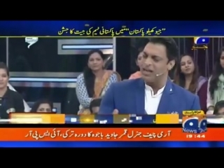 Sarfraz ahmad great welcome in shoaib and wasim akram show