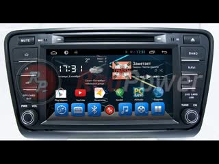 Штатная автомагнитола skoda a7 redpower 18007 android 4 2